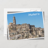 イタリアのマテーラ市 ポストカード (正面/裏面)
