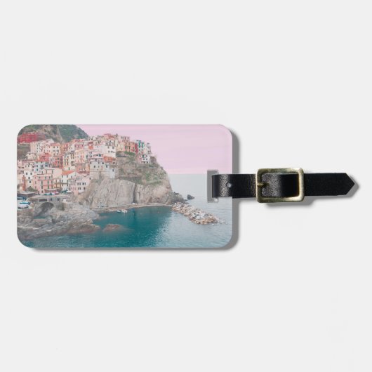 イタリアのマナローラ – Cinque Terre, Liguria ラゲッジタグ (正面横)