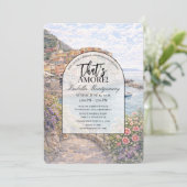 イタリアのマナローラ That's Amore ブライズシャワー 招待状 (スタンド正面)