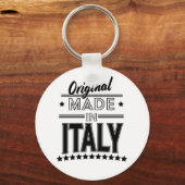 イタリアのロゴで作られたオリジナル キーホルダー (正面)