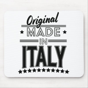 イタリアのロゴで作られたオリジナル マウスパッド