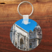 イタリアのローマにあるローマのフォーラム遺跡 キーホルダー (正面)
