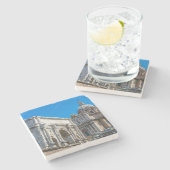 イタリアのローマにあるローマのフォーラム遺跡 ストーンコースター (横)