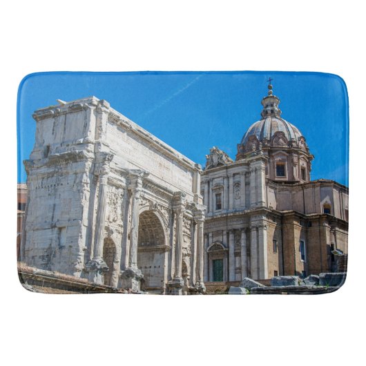 イタリアのローマにあるローマのフォーラム遺跡 バスマット (正面)
