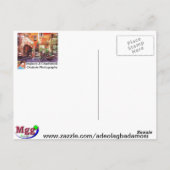 イタリアのローマ ポストカード (裏面)