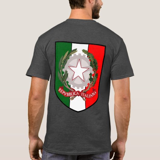 イタリアのワイシャツの共和国 Tシャツ (裏面)