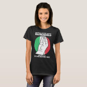 イタリアのヴァファンクルイタリアンーを知りたい Tシャツ (正面フル)