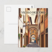 イタリアのヴィコロ・デッローロ ポストカード (正面/裏面)