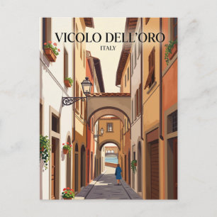 イタリアのヴィコロ・デッローロ ポストカード