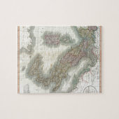 イタリアのヴィンテージの地図 ジグソーパズル (横)