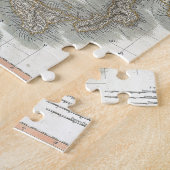 イタリアのヴィンテージの地図 ジグソーパズル (側面)