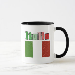イタリアのヴィンテージの旗のコーヒー・マグ マグカップ