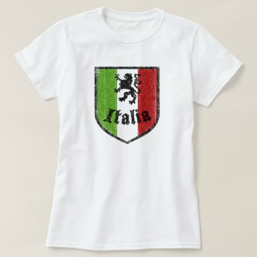 イタリアのヴィンテージの頂上の黄色レディースTシャツ Tシャツ (デザイン正面)