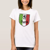 イタリアのヴィンテージクラウン 黄色 レディースTシャツ Tシャツ (正面)