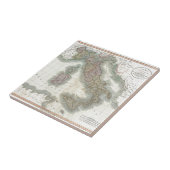 イタリアのヴィンテージ地図 タイル (側面)