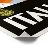 イタリアのヴィンテージ旅行のポスター – イタリアン湖 ポスター (角)