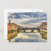 イタリアのヴィンテージ旅行観光の追加 ポストカード (正面/裏面)