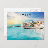 イタリアのヴィンテージ旅行観光の追加 ポストカード (正面/裏面)