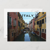 イタリアのヴィンテージ旅行観光の追加 ポストカード (正面/裏面)