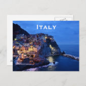 イタリアのヴィンテージ旅行観光の追加 ポストカード (正面/裏面)