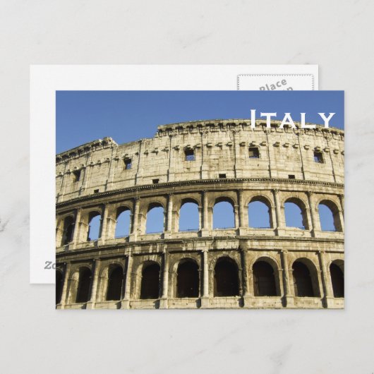 イタリアのヴィンテージ旅行観光の追加 ポストカード (正面/裏面)