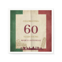 イタリアのヴィンテージ60歳の誕生日パーティー