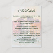 イタリアのヴェネツィアの結婚絵画 エンクロージャーカード (正面)