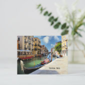 イタリアのヴェネツィアの風景写真、 ポストカード (スタンド正面)
