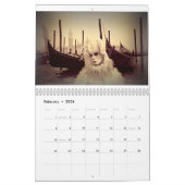 イタリアのヴェネツィアランドスケープCityscapesヨーロッパ カレンダー (2月 2026)