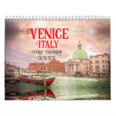 イタリアのヴェネツィアランドスケープCityscapesヨーロッパ カレンダー (カバー)