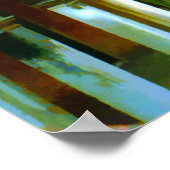 イタリアのヴェネツィア運河のゴンドラ ポスター (角)