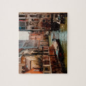 イタリアのヴェネツィア運河ゴンドラ写真 ジグソーパズル (縦)