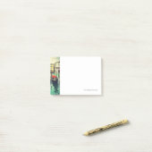 イタリアのヴェネツィア、グランド運河のゴンドラ。レトロ ポストイット (デスク上)