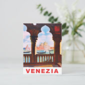 イタリアのヴェネツィア。テラスから見る ポストカード (スタンド正面)