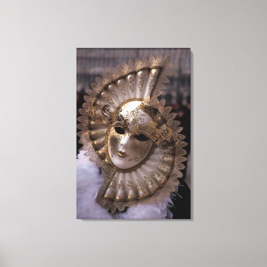 イタリアのヴェネツィア(IT) – マスカレード キャンバスプリント (正面)