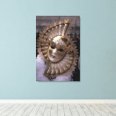 イタリアのヴェネツィア(IT) – マスカレード キャンバスプリント (インサイチュ (ウッドフロア))