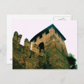 イタリアのヴェローナにタワー要塞 ポストカード (正面/裏面)