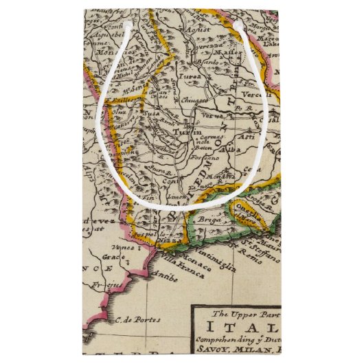 イタリアの上部 スモールペーパーバッグ (裏面)