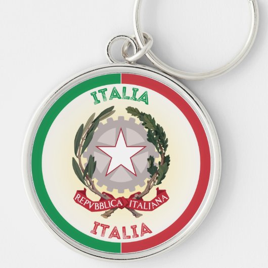 イタリアの伝統と誇り キーホルダー (正面)