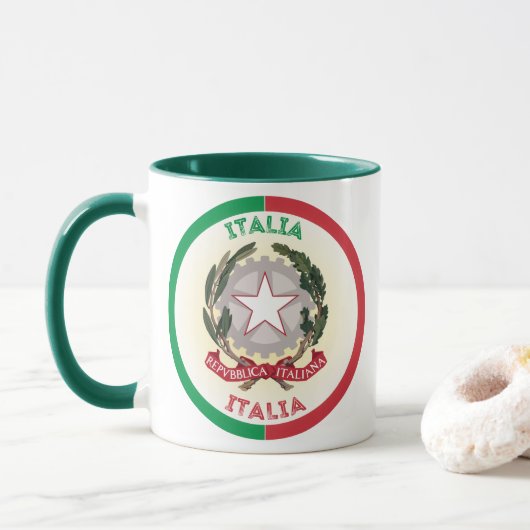 イタリアの伝統と誇り マグカップ (ドーナツ)