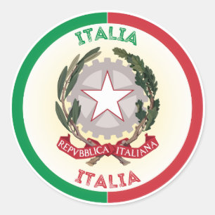イタリアの伝統と誇り ラウンドシール