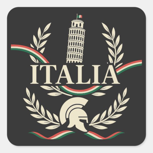 イタリアの伝統 スクエアシール (正面)