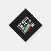 イタリアの再会パーティー スタンダードカクテルナプキン (角)