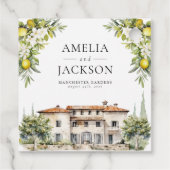 イタリアの別荘 レモンとオリーブ フェイバータグ (裏面)