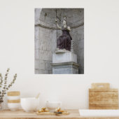 イタリアの古代ローマの像 ポスター (キッチン)