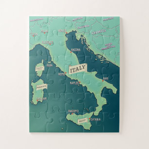 イタリアの古典的な地図 ジグソーパズル
