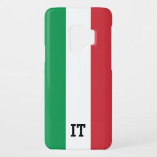 イタリアの名前をカスタムするのモノグラムのイタリアンな旗 Case-Mate SAMSUNG GALAXY S9ケース