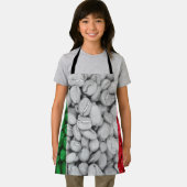 イタリアの国旗とコーヒー エプロン (インサイチュ)