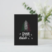 イタリアの国旗と一緒にクリスマスを祝おう シーズンポストカード (スタンド正面)