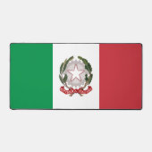 イタリアの国旗のスマホケース デスクマット (正面)